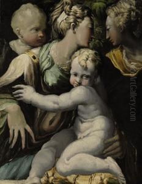 The Madonna And Child With The Infant Saint John The Baptist Andsaint Catherine - view 1