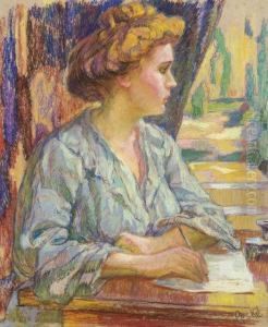 Femme A La Lecture by Jean Misceslas Peske