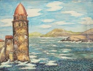Eglise De Collioure by Jean Misceslas Peske