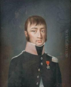 Portrait D'officier A La Legion D'honneur by Alexandre Mischkind