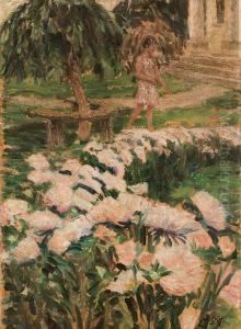 Summer In The Garden by Ludwik Misky