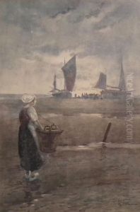 Dutch Beach Scene