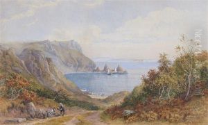 Anstey's Cove Near Torquay, Devon by Philip Mitchell
