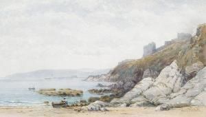 Unloading The Catch At Bovisand, Plymouth by Philip Mitchell