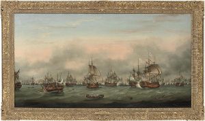 The Battle Of The Saintes by Thomas Mitchell