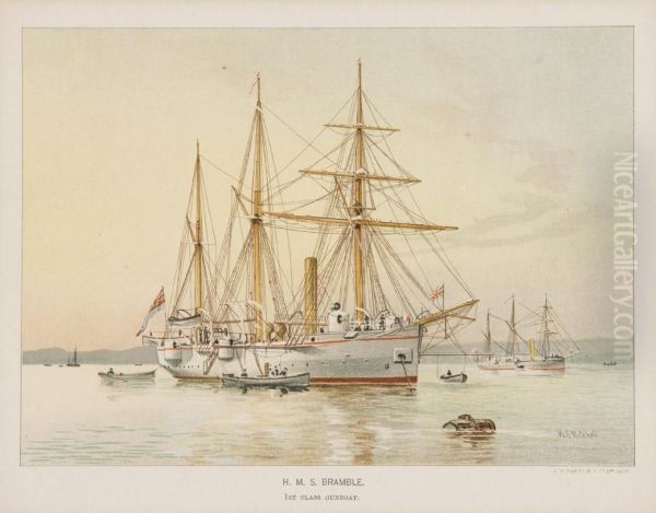 H. M. S. Bramble, 1st Class Gunboat - view 1