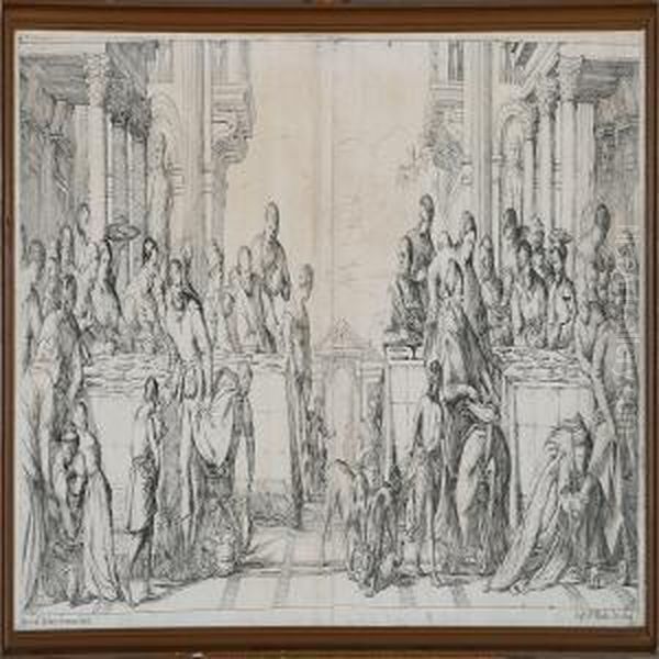 Jesus In The Home Of Simon The Pharisee - view 1