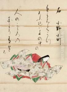 The Thirty-six Immortal Poets by Mitsuoki, Tosa