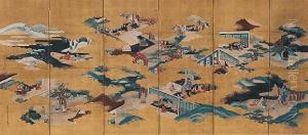 Scenes From The Tale Of Genji - view 1
