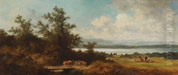 Blick Auf Den Starnberger See - view 1