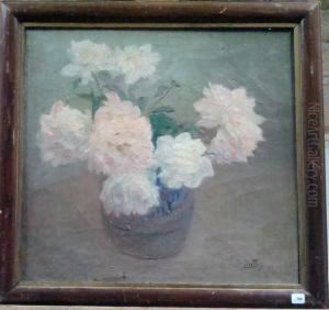 Le Pot De Pivoines by Joseph Mittey