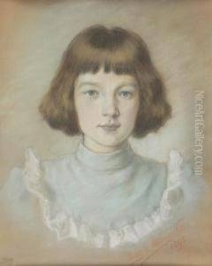 Portret Dziewczyny by Maryla Mlodnicka