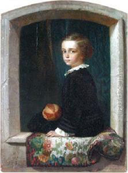 Portret Syna Artysty Leona W Wieku 7 Lat - view 1
