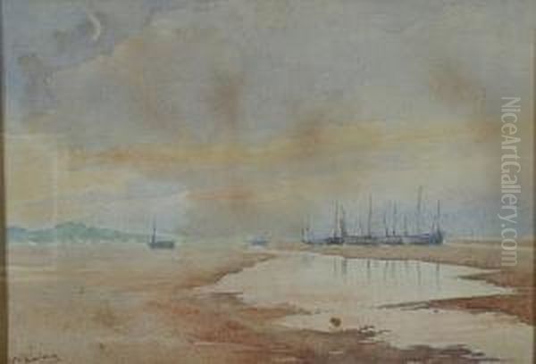 Bateaux De Peche A L'embouchure - view 1