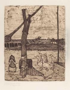 Die Gansemagd by Paula Modersohn-Becker