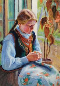 Dziewczyna Przy Oknie