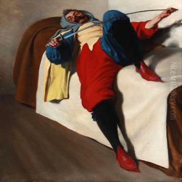 A Jester Taking A Rest - view 1