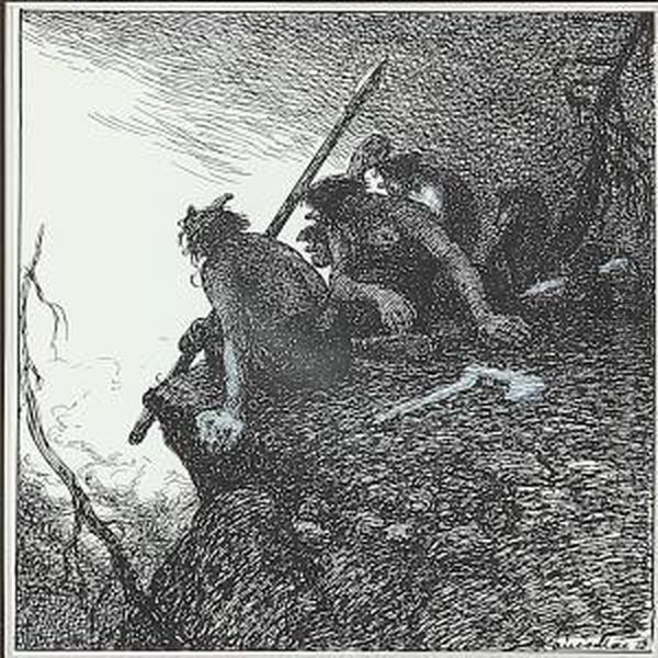 Trolls On The Edge Of A Cliff - view 1