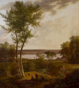 Danische Landschaft In Jutland by Jens Peter Moeller