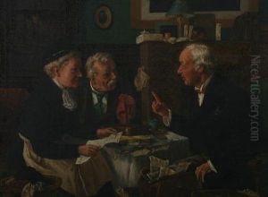 At The Lawyer's Office by Louis Charles Moeller