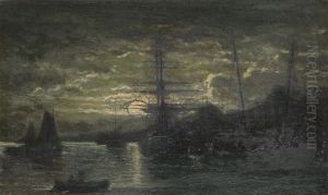 ""lever De Lalune, Maree Basse"" by Edward Moerenhout