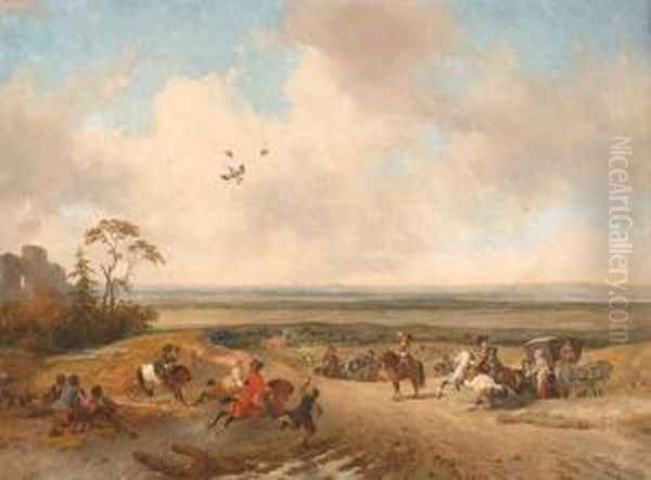 The Falcon Hunt - view 1
