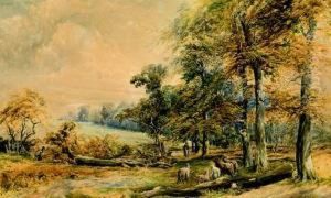 Dametje Met Handtas, Boerenpaar by Herman Moerkerk