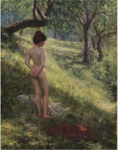 Akt Im Wald (nude In A Glade) by Hermann Moest
