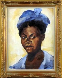 Africaine Au Turban.