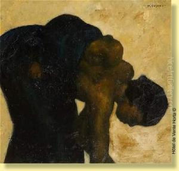 Africaine Portant Son Enfant - view 1