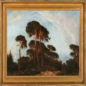 Landscape With Trees by Ludvig Mogelgaard