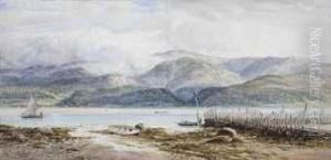 View Of Beaumaris From Aber, Wales by John Mogford