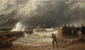 A Break In The Clouds By The Bar, Stives by John Mogford