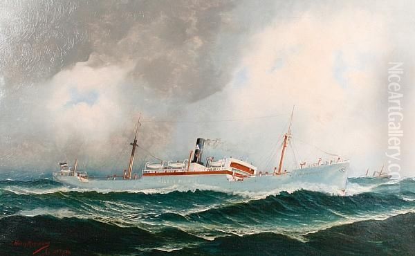The 'helene Menzell' Out At Sea - view 1