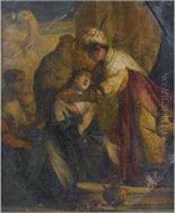 Salomon Et La Reine De Saba by Isaac Moillon