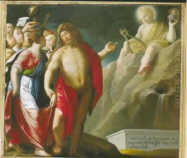 "hercule Conduisant Les Muses Vers Apollon" - view 1