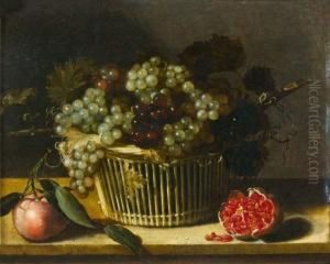 Nature Morte De Raisins, Grenade Et Bigarade