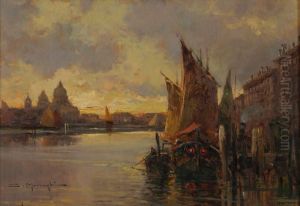 Scorcio Di Venezia by Anacleto Moiraghi