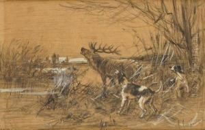 L'hallali Du Cerf by Marcel Moisand