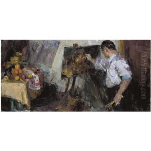 The Artist In His Studio