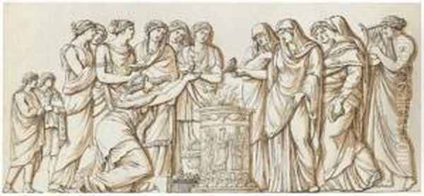 Scene De Rituel Antique - view 1
