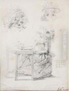 Femme Au Chapeau Attablee Femme Au Chapeau Attablee