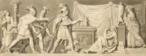 La Mort De Demosthene by Jean Guillaume Moitte