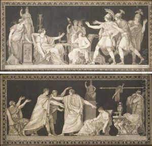 Bas-reliefs by Jean Guillaume Moitte
