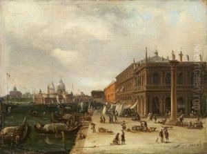 Die Piazzetta In Venedig