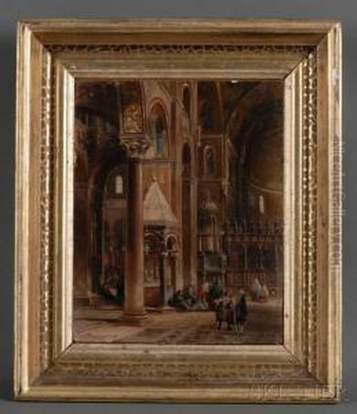 Interior, San Marco, Venice - view 1