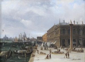 Vue Du Mole Avec La Piazzetta