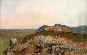 Veduta Di Sezze Romano Con Piana Veduta Di Sezze Romano Con Piana
