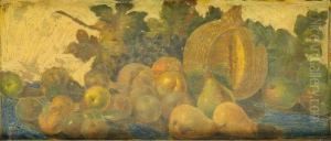 Natura Morta Con Frutta by Filippo Mola
