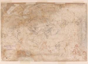 Feuille D'etude Recto-verso by Pier Francesco Mola